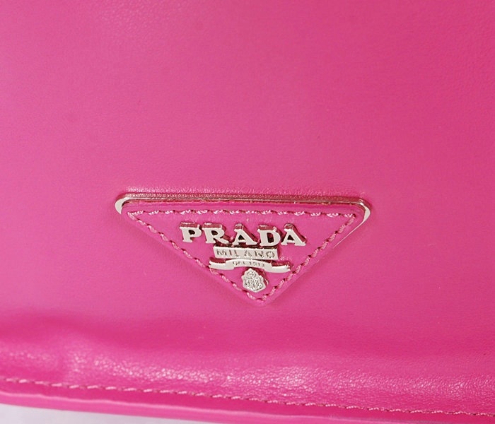 2014 Prada original leather tote bag BN2619 rose